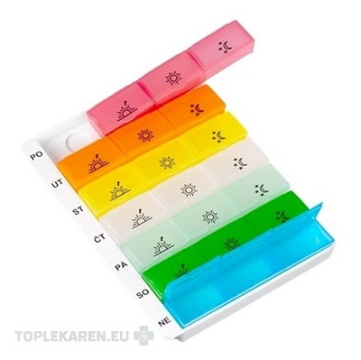 Dávkovač liekov typ 09 týždenný