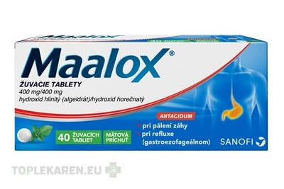 Maalox žuvacie tablety