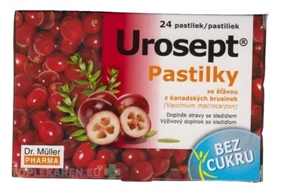 Dr. Müller UROSEPT Pastilky bez cukru