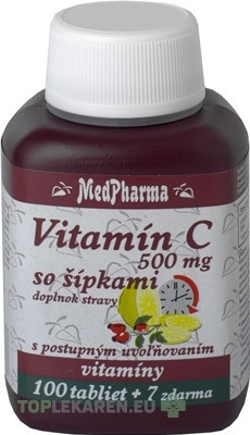 MedPharma VITAMÍN C 500MG so šípkami