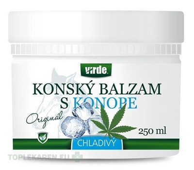VIRDE KONSKÝ BALZAM S KONOPOU chladivý