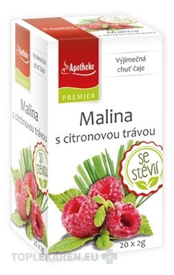 APOTHEKE PREMIER Malina s citrónovou trávou