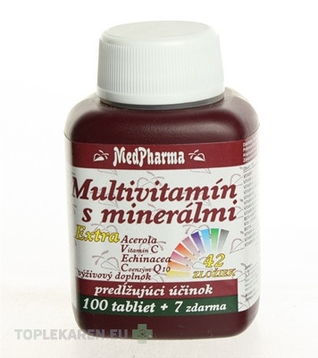 MedPharma MULTIVITAMIN S MINERÁL. EXTRA 42 ZLOŽIEK