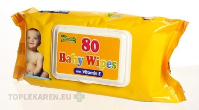 HYGIENICKÉ UTIERKY BABY WIPES S VITAMÍNOM E