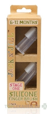 JACK N´JILL Silikónová zubná kefka na prst