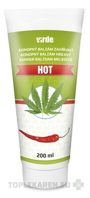 VIRDE KONOPNÝ BALZAM hrejivý HOT
