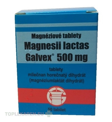 Magnesii lactas Galvex 500 mg