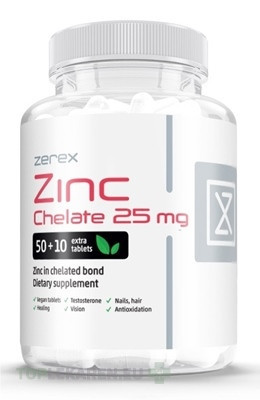 Zerex Zinok chelát 25 mg