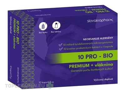 Slovakiapharm 10 PRO - BIO PREMIUM + vláknina