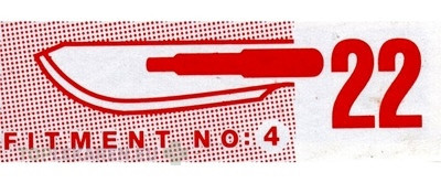 SKALPELOVÉ ČEPIELKY SURGEON č.22