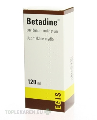 Betadine dezinfekčné mydlo 75 mg/ml