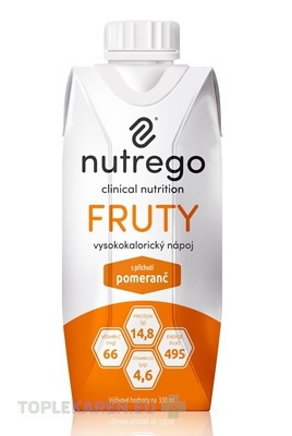 Nutrego FRUTY s príchuťou pomaranč