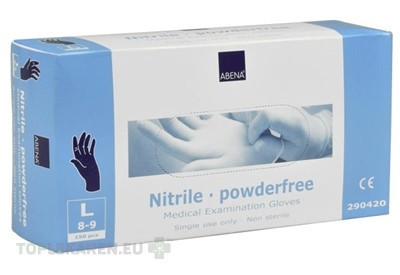 ABENA Rukavice Nitril vyšetrovacie, veľ. L