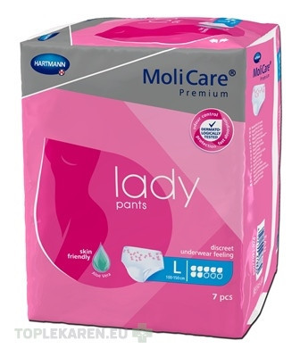 MoliCare Premium lady pants 7 kvapiek L