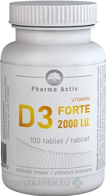 Pharma Activ Vitamin D3 FORTE 2000 I.U.