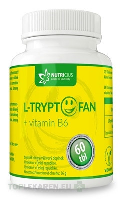 NUTRICIUS L-TRYPTOFAN + vitamín B6