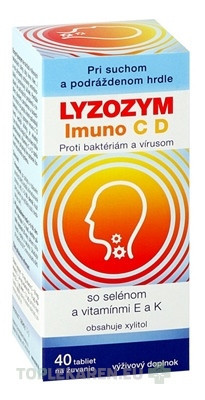 LYZOZYM IMUNO C D SO SELÉNOM A VITAMÍNMI E a K