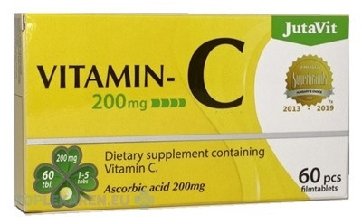 JutaVit Vitamín C 200 mg