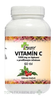 Slovakiapharm VITAMÍN C 1000 mg so šípkami