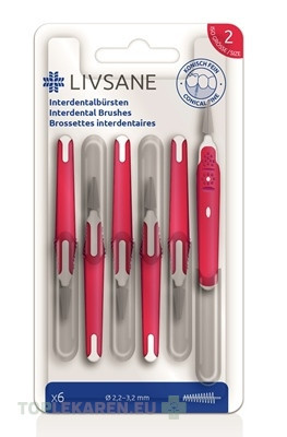 LIVSANE Medzizubná kefka kuželovitá