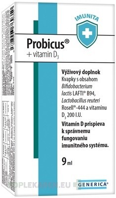 GENERICA Probicus + vitamin D3