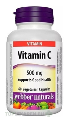 Webber Naturals Vitamín C 500 mg