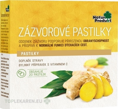 NaturProdukt ZÁZVOROVÉ PASTILKY