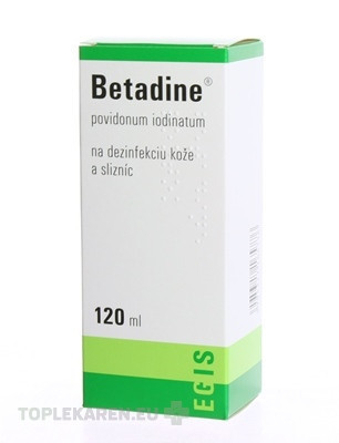 Betadine dezinfekčný roztok 100 mg/ml