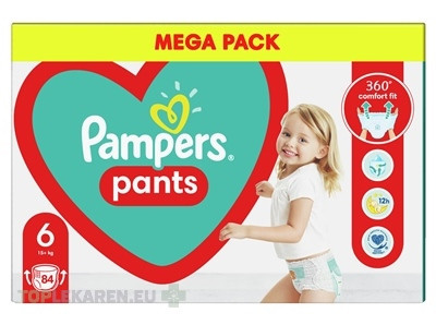 PAMPERS Active PANTS BOX 6 (MEGA PACK)