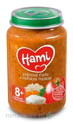 Hami príkrm Krémové rizoto s morskou treskou