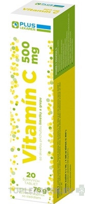 PLUS LEKÁREŇ Vitamín C 500 mg