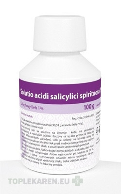 Solutio acidi salicylici spirituosa 1 %