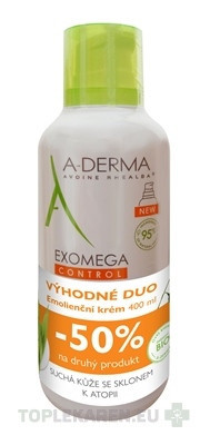 A-DERMA EXOMEGA CONTROL Emolienčný KRÉM (DUO)