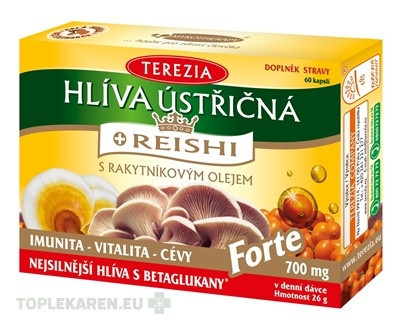 TEREZIA HLIVA USTRICOVITÁ + REISHI