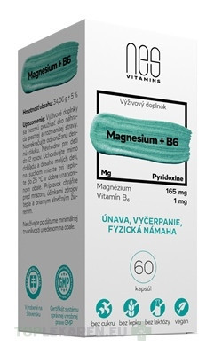 nesVITAMINS Magnesium 165 mg + B6 1 mg