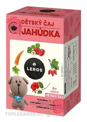 LEROS DETSKÝ ČAJ JAHÔDKA