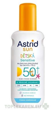 ASTRID SUN Sensitive Detské mlieko OF 50+