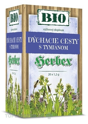 HERBEX BIO DÝCHACIE CESTY s tymiánom