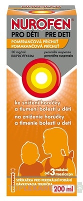 NUROFEN pre deti Pomaranč