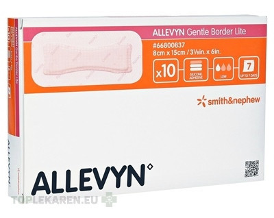 ALLEVYN Gentle Border Lite Krytie na rany