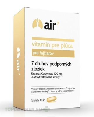 Air7 vitamín pre pľúca pre fajčiarov