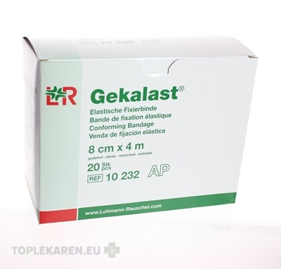 GEKALAST HYDROF. ELAST. FIXAČNÝ OBVAZ 8cmx4m