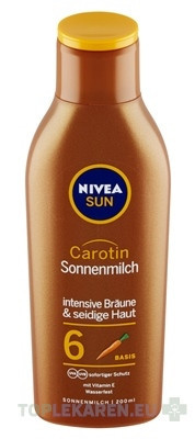 NIVEA SUN Mlieko na opaľovanie OF6