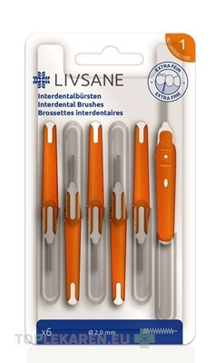 LIVSANE Medzizubná kefka