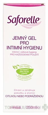 SAFORELLE jemný gél na intímnu hygienu