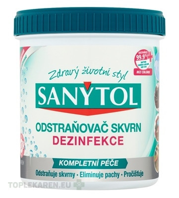 SANYTOL DEZINFEKCIA ODSTRAŇOVAČ ŠKVŔN