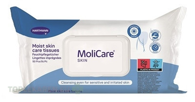 MoliCare SKIN Vlhké ošetrovacie utierky