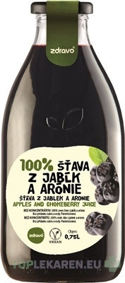 zdravo 100% ŠŤAVA Z JABĹK A ARÓNIE