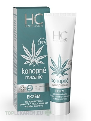 Health culture Konopné mazanie EKZÉM