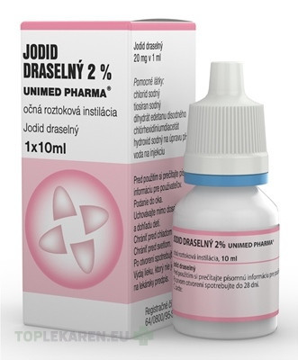 JODID DRASELNÝ 2 % UNIMED PHARMA